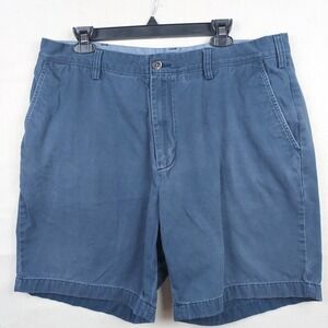 Nautica The Deck Short Men's 36W Blue Classic Fit Cotton Chino Shorts